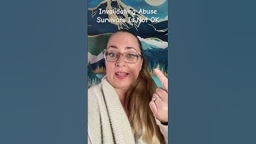 Invalidating Abuse Survivors: Not OK 😠 #cptsd #complextrauma #cptsdrecovery #traumahealing #shorts