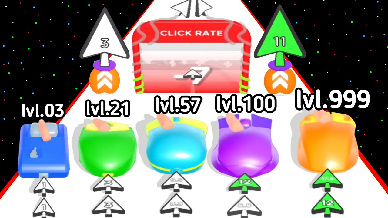 (2025) Mouse Up Evo Shoot Run Level Up Mouse Max_Level Gameplay - YouTube