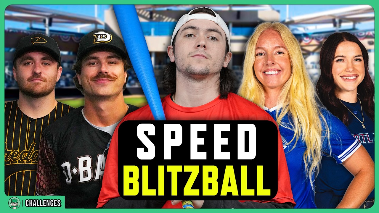 Wiffleball & Softball Pros Play NONSTOP Blitzball | Warehouse Challenges