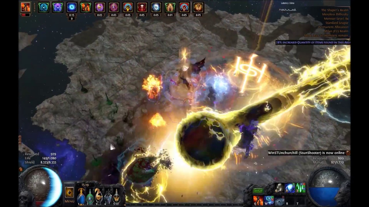 [2.6] ChaosFall SHAPER Dual Void Battery 2xming's heart LowLife poison bladefall assassin (PoE)