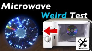 Microwave Weird Test-1(DVD, Light bulb, Fluorescent lamp, Matches, Steel Wool)