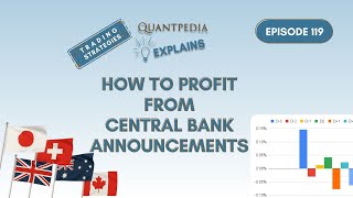 Famous How to Profit from Central Bank Announcements - Quantpedia Explains (Trading Strategies) Wealth