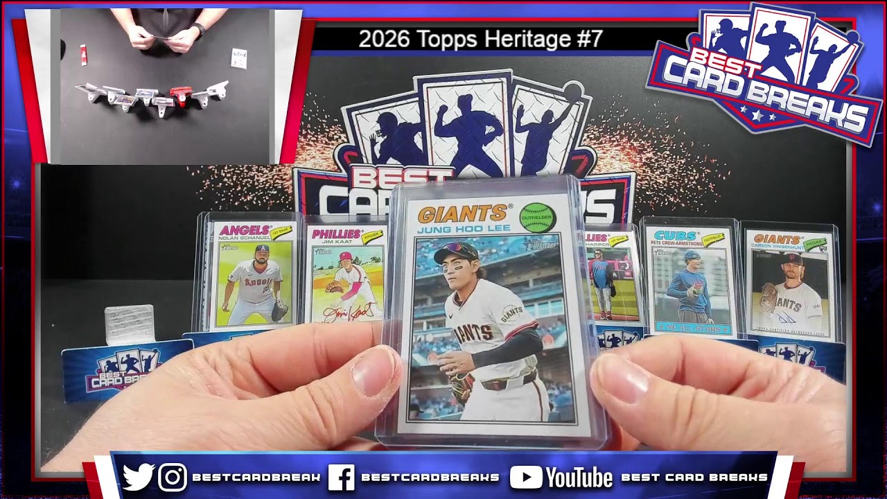 2026 Topps Heritage #7 - 12 Box Case Pick Your Team 3/24/26