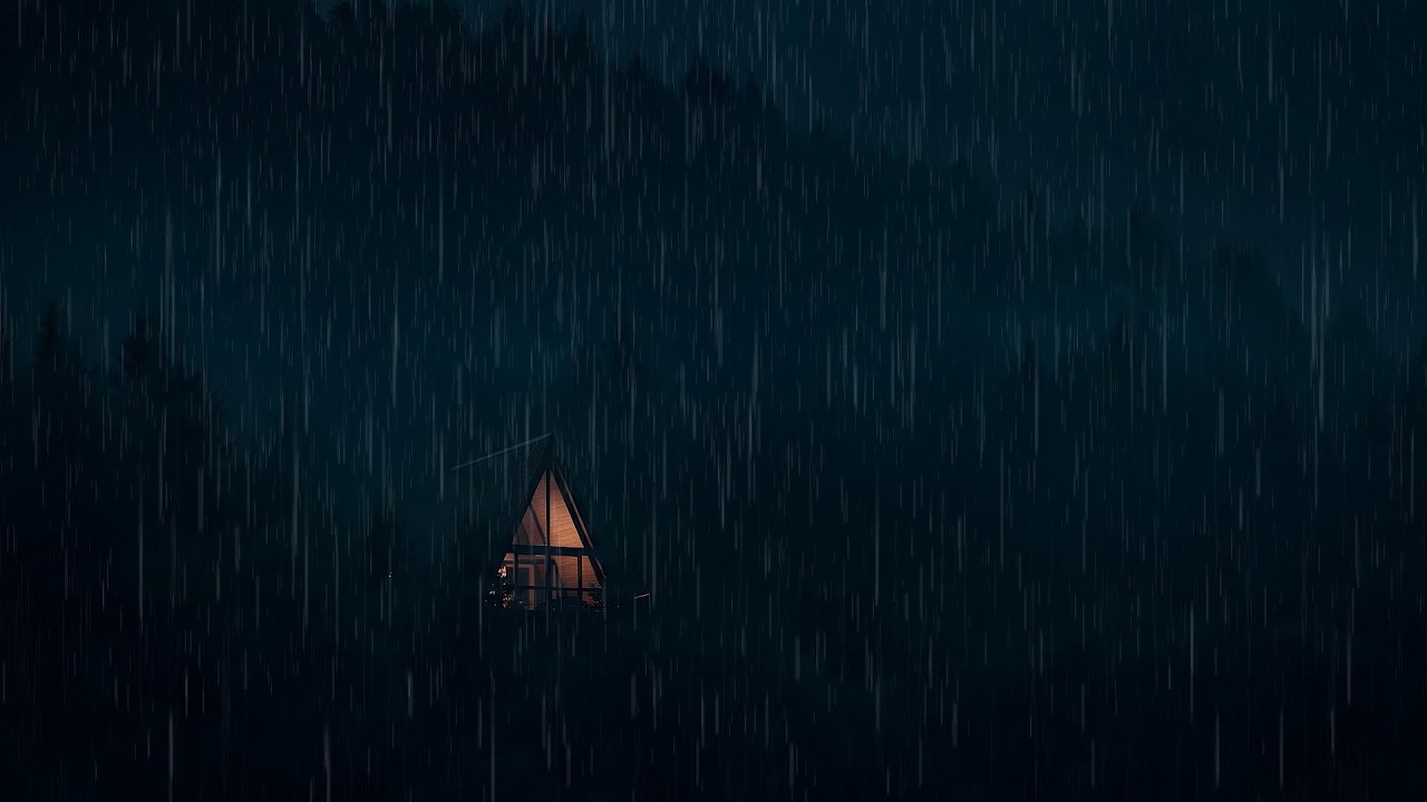 Gentle rain sounds for sleeping , best rain sound for insomnia - Relaxing rain sound for sleeping