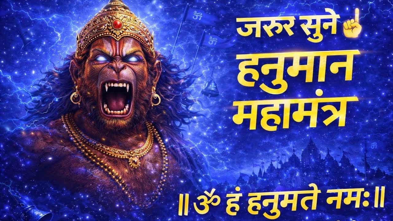 Hanuman 108 Names Chant for Peace, Courage & Protection 🚩