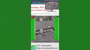 Machine Simulation Software (MS) Modbus RTU Serial RS485 Connection