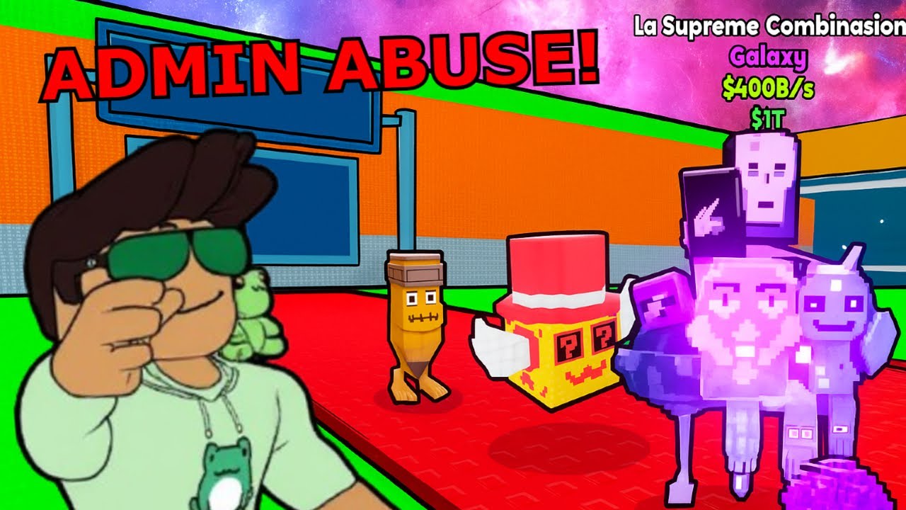 Jeg Var MED Til MIT FØRSTE Admin Abuse I Steal a Brainrot!?