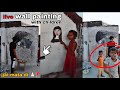 First time Live wall painting with children