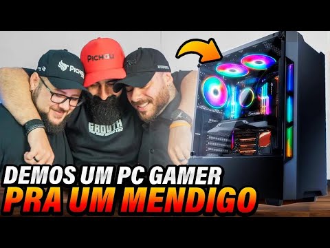PICHAU gave a surprise gift to the HOMELESS MAN! - Monstro Joga