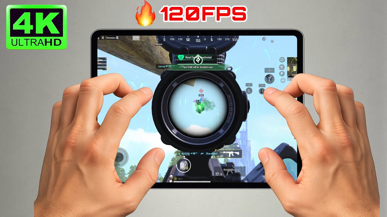 🔥 120FPS BGMI TEST IPAD PRO M5 HANDCAM GAMEPLAY