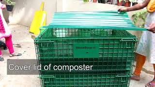 Aaditi community composter by Stonesoup