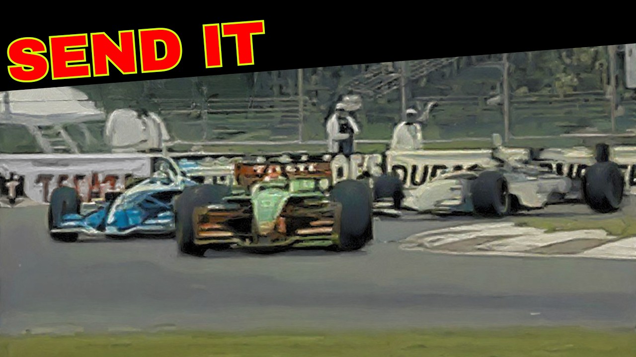 Adrian Fernandez's Winning Move on Tracy (2003 CART Portland