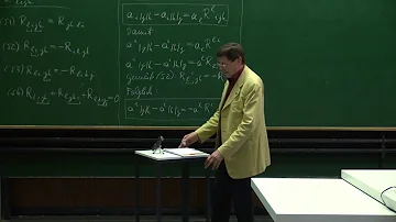 VT II - 13 Vom Riemann'schen Krümmungstensor zu den Einstein'schen Feldgleichungen