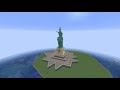 Statue of Liberty, Timelapse Minecraft Build.