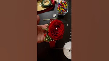 How to make corsages in ribbon 🎀 #torontoflowers #diy #corsages