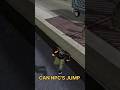 CAN NPC'S JUMP OVER A WALL IN GTA GAMES? #gta #shorts #funnymoments