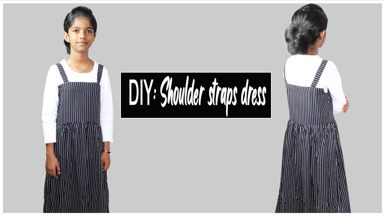 DIY Shoulder straps dress Malayalam Adorn Hub YouTube
