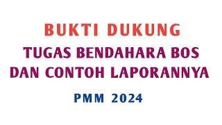 TUGAS BENDAHARA BOS DAN CONTOH LAPORANNYA DI PMM#skp #ekinerja #platformmerdekamengajar