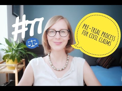 Video: How To Make A Pre-trial Claim