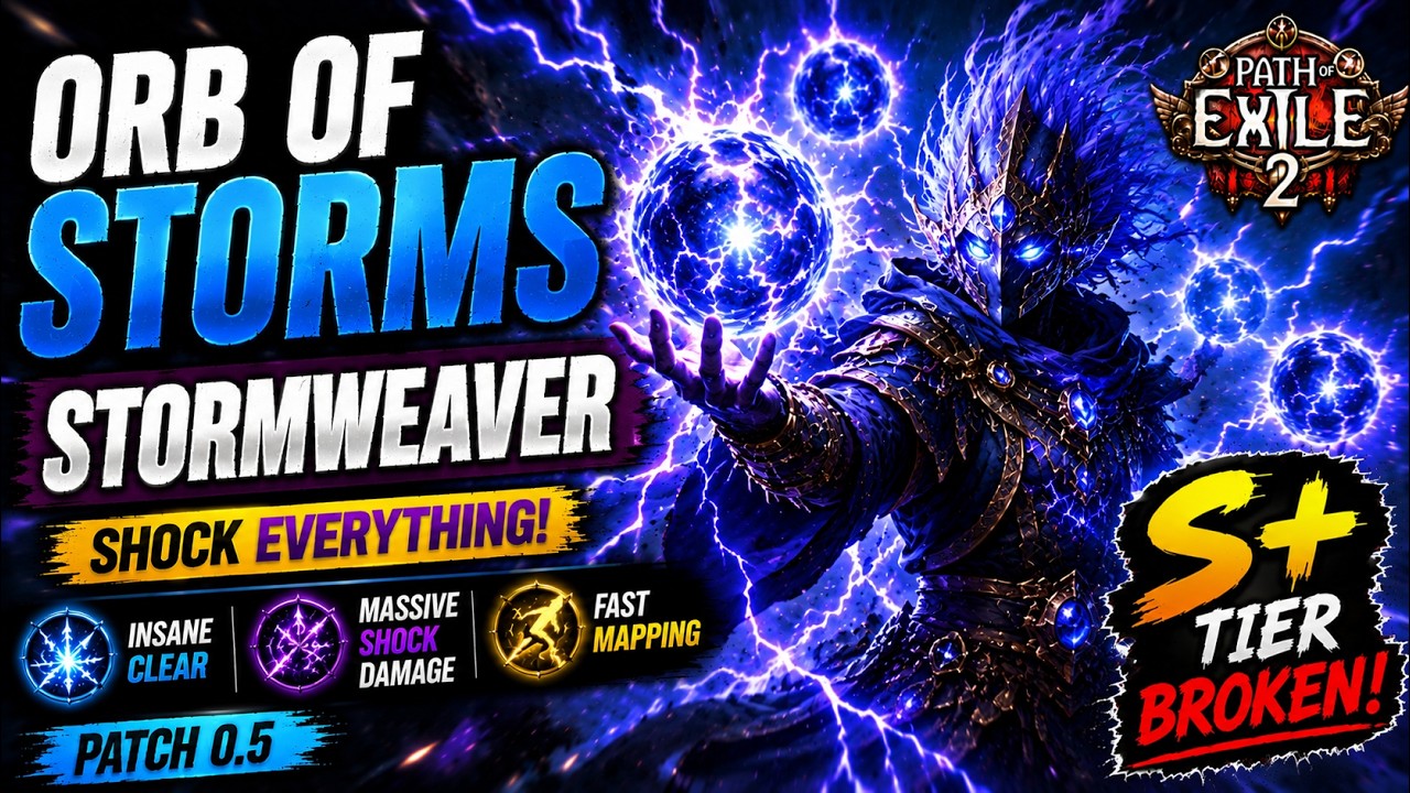ORB OF STORMS STORMWEAVER BUILD GUIDE | POE 2 PATCH 0.5