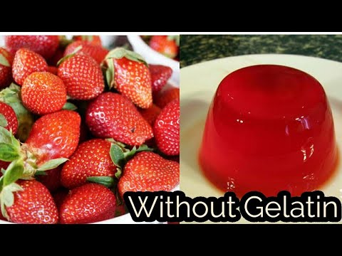 Homemade Vegan Strawberry Jelly (without gelatin) - Ruchiskitchen