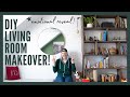 Emotional Reveal -  Small Space Family Living Room Makeover | Diaries Of DIY Danie