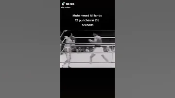 Muhammad Ali Land 12 Punches In Under 3 Seconds 