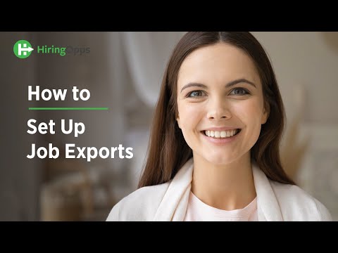 HiringOpps Job Board Software: How to Set Up Job Exports