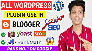 🔥Yoast SEO Plugin For Blogger - Use WordPress All SEO Plugin In Blogger 100% Working