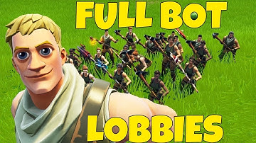 How to Get into FULL Bot Lobbies in Fortnite Season 3!