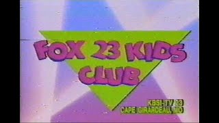 Kbsi Commercials Fox Kids, Early 1993