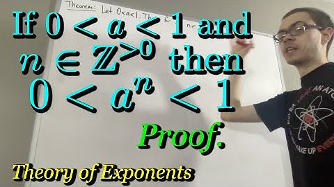 Proof if 0 ﹤ a ﹤ 1 then 0 ﹤ a^n ﹤ 1 for every positive integer n (ILIEKMATHPHYSICS)