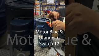 How To Wire A Standard Color Wire Motor To A Salzer Switch