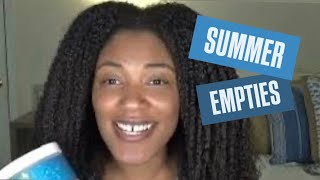 Natural Hair Product Empties ⛱️ Summer 2025