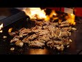 직화 불맛! 6500원 1+생고기 돈스테이크-대구 칠성야시장 100%한돈 스테이크/Korean street food/Korean Pork steak/Night Market Food