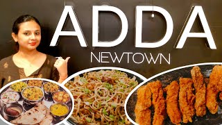 Adda Multicuisine Restaurant Newtown Bengali Food Vlog Durgapujo Mahalaya Paanchforon