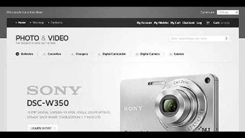 Preview White _ Grey Video Store Magento Theme by Hermes T