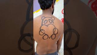 Sister vs Brother Amazing panda Sketch Drawing Guess Challenge/ Waiting End  #shorts