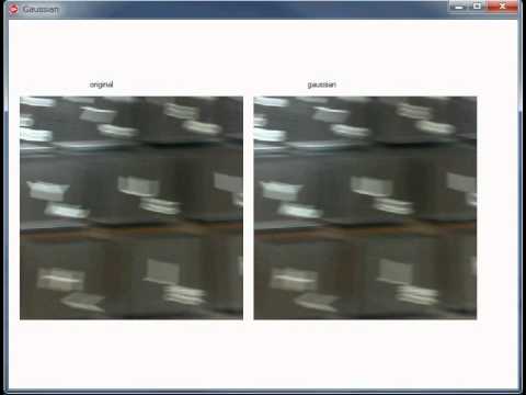 Gaussian filter demo