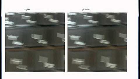 Gaussian filter demo