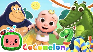 Down in the Jungle | Dance Party | CoComelon Nursery Rhymes & Kids Songs