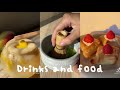 drinks and food | aesthetic home cafe drinks, making tea, cooking