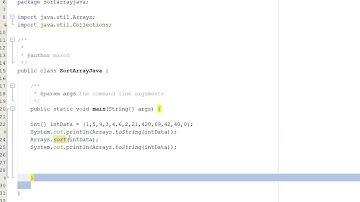 How to Sort Arrays In Ascending and Descending Order In Java (String and Int Arrays)