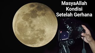 Zoom Kondisi Bulan Pasca Gerhana Total 2021