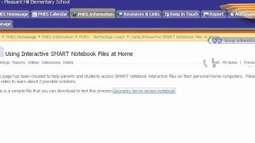 Viewing SMART Notebook files at home.