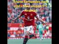 Bruno Fernandes new stats | Man United 1-1 Arsenal #football #manchesterunited