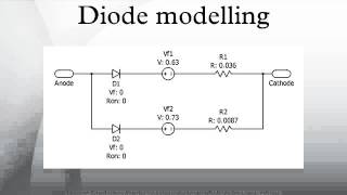 Diode modelling