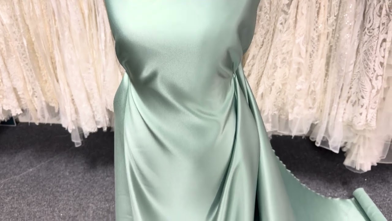 ghost dusty green dress Sage Polyester Satin OCC-CASUAL