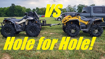Canam outlander 850 XMR VS Renegade 650 XMR! Hole for Hole! Which is better?