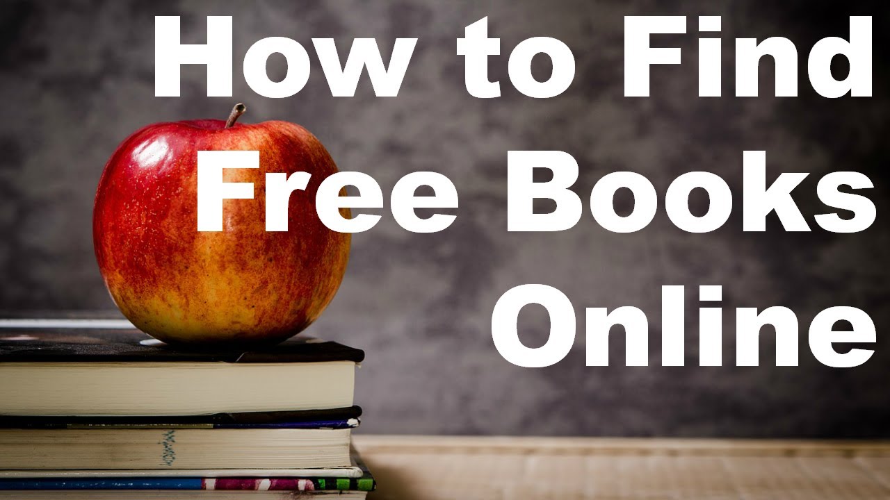 How To Find Free Books Online YouTube